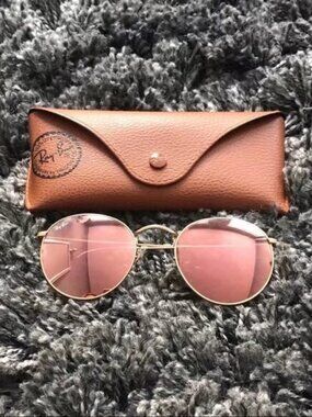 Ray-Ban 3447 Round Metal Mirror Sunglasses 50MM